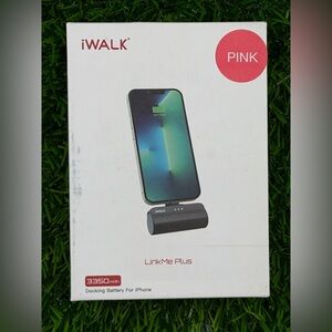 NEW iWALK PINK PORTABLE “LIGHTING” CHARGER!
